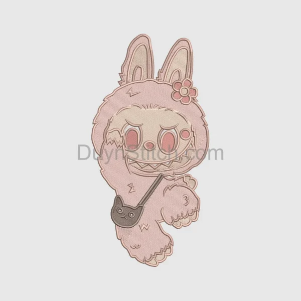 Labubu  Embroidery, cute monster  file