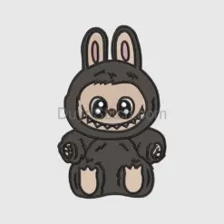 Labubu  Embroidery, cute monster  file