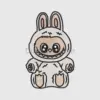 Labubu  Embroidery, cute monster  file