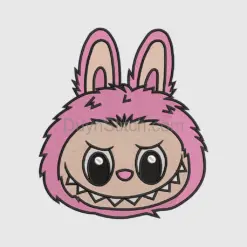Labubu  Embroidery, cute monster  file