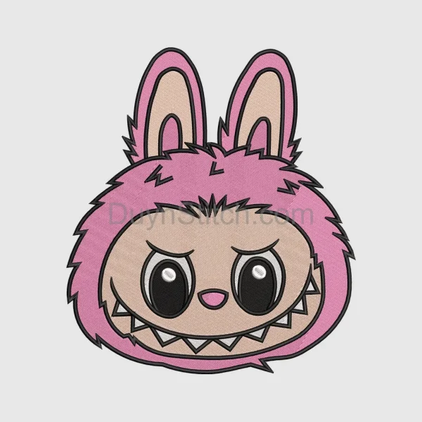 Labubu  Embroidery, cute monster  file