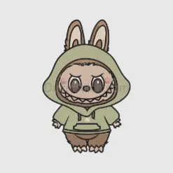 Labubu  Embroidery, cute monster  file