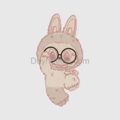 Labubu  Embroidery, cute monster  file