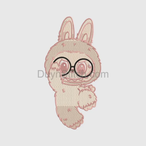Labubu  Embroidery, cute monster  file