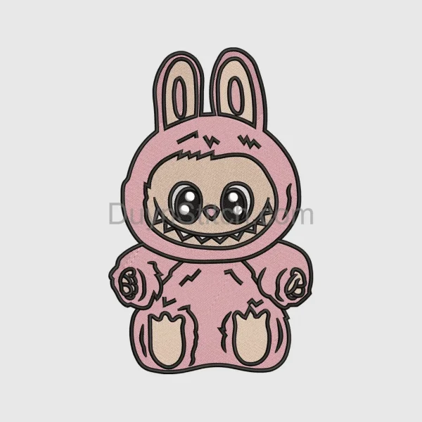 Labubu  Embroidery, cute monster  file