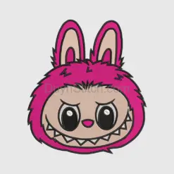 Labubu  Embroidery, cute monster  file