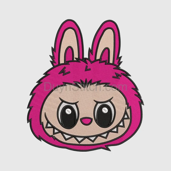 Labubu  Embroidery, cute monster  file