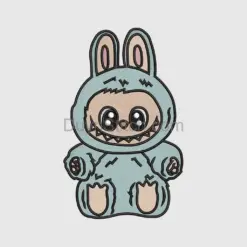 Labubu  Embroidery, cute monster  file