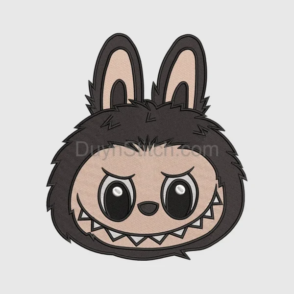 Labubu  Embroidery, cute monster  file