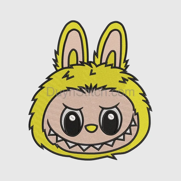 Labubu  Embroidery, cute monster  file