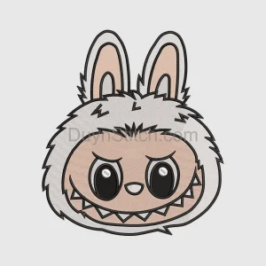 Labubu  Embroidery, cute monster  file