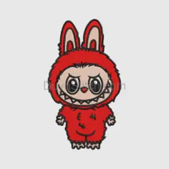 Labubu  Embroidery, cute monster  file