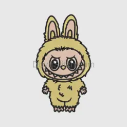 Labubu  Embroidery, cute monster  file