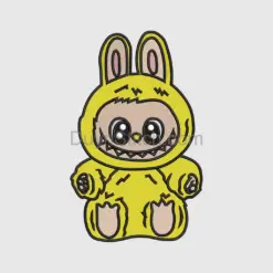 Labubu  Embroidery, cute monster  file