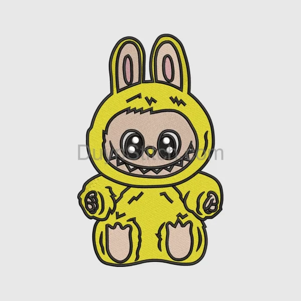 Labubu  Embroidery, cute monster  file