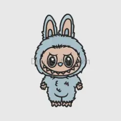 Labubu  Embroidery, cute monster  file