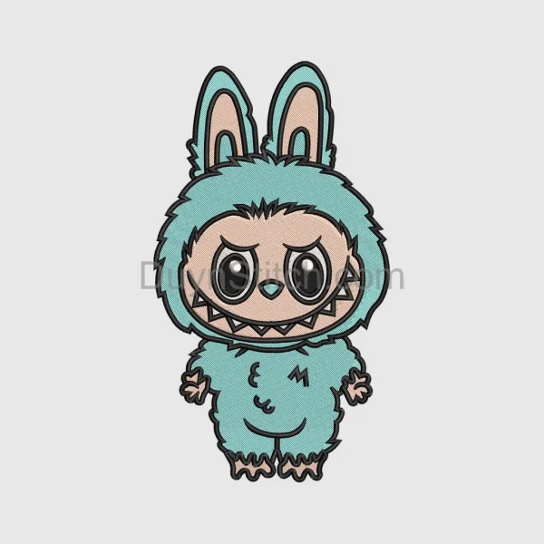 Labubu  Embroidery, cute monster  file