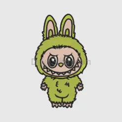 Labubu  Embroidery, cute monster  file