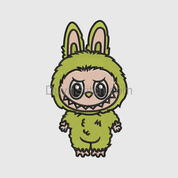 Labubu  Embroidery, cute monster  file