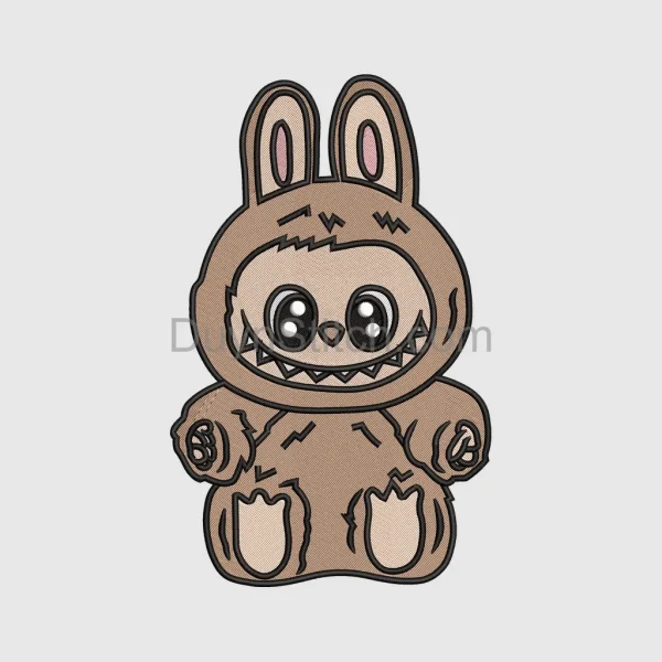 Labubu  Embroidery, cute monster  file