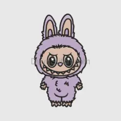 Labubu  Embroidery, cute monster  file