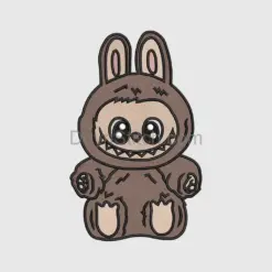 Labubu  Embroidery, cute monster  file
