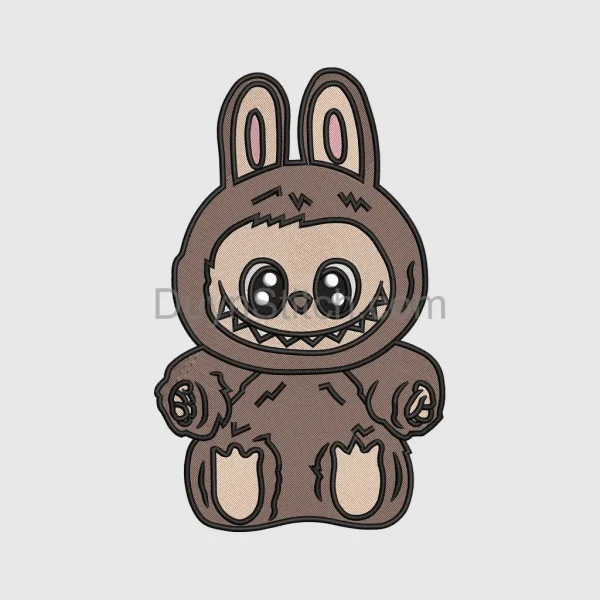 Labubu  Embroidery, cute monster  file