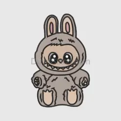 Labubu  Embroidery, cute monster  file