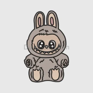 Labubu  Embroidery, cute monster  file