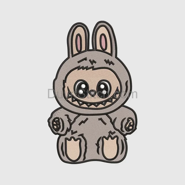 Labubu  Embroidery, cute monster  file
