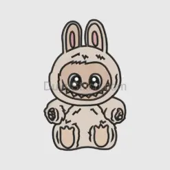 Labubu  Embroidery, cute monster  file