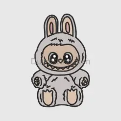 Labubu  Embroidery, cute monster  file