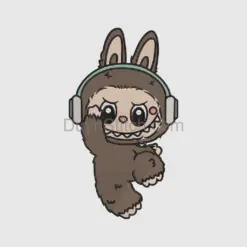 Labubu  Embroidery, cute monster  file