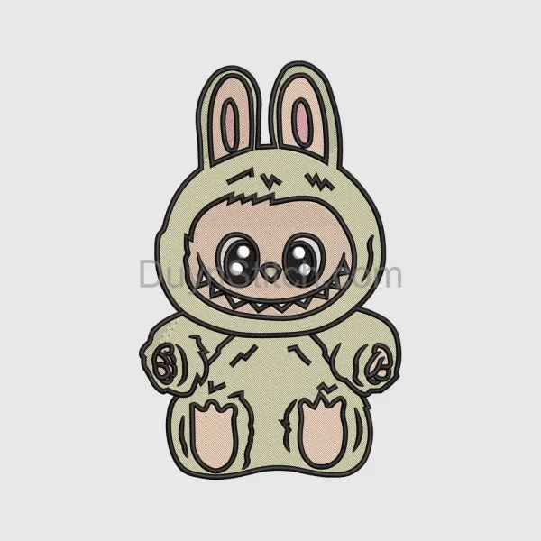 Labubu  Embroidery, cute monster  file