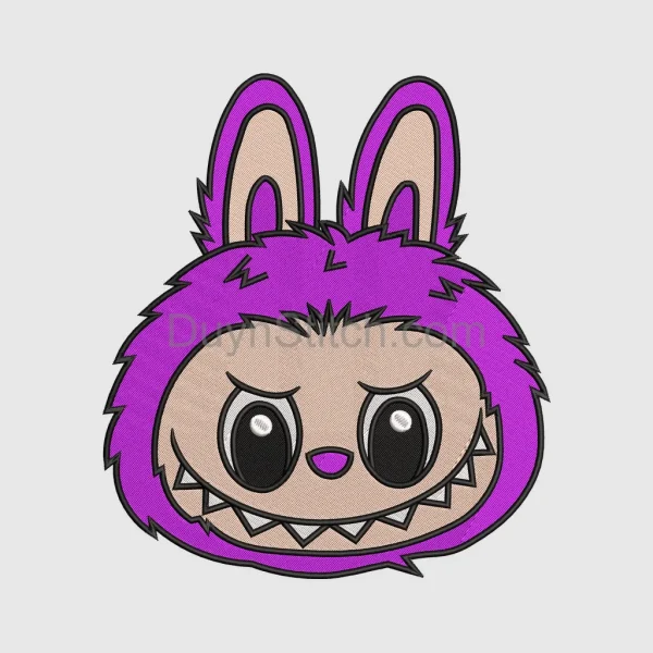 Labubu  Embroidery, cute monster  file
