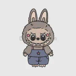 Labubu  Embroidery, cute monster  file
