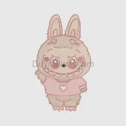 Labubu  Embroidery, cute monster