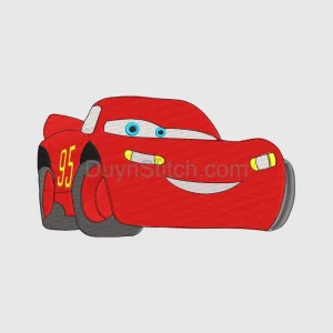 Lightning McQueen Embroidered Patch