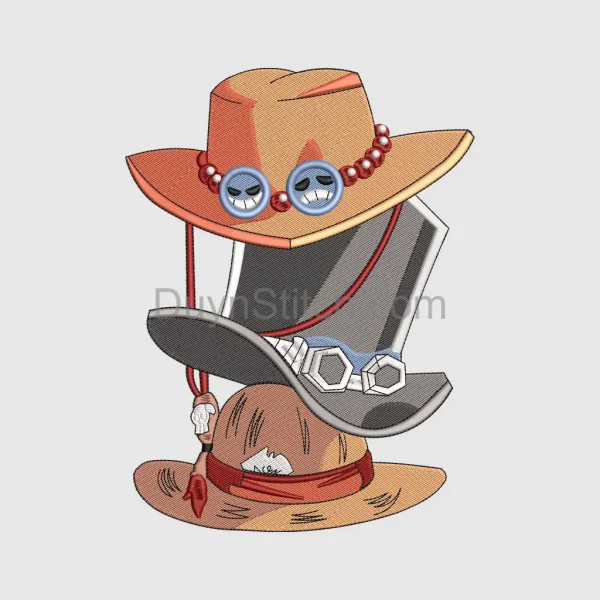 Western Cowboy Hat Embroidery