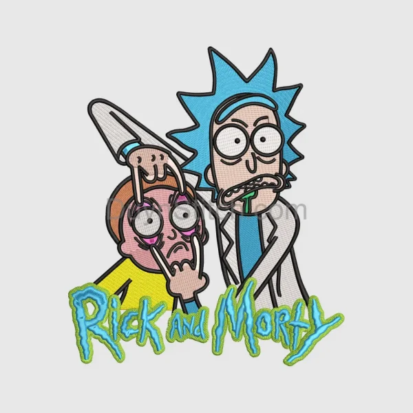 Rick and Morty Embroidered Patch