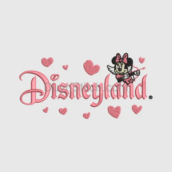 Minnie Mouse as Cupid Disneyland Embroidery