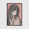 Chibi Anime Character Embroidery