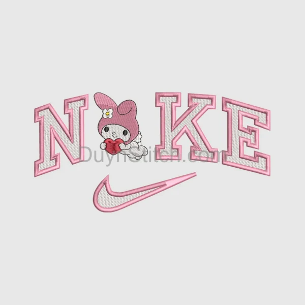 My Melody Nike Embroidery