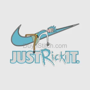 Rick Sanchez “JUST Rick IT” Embroidery
