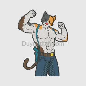Muscular Calico Cat Patch