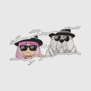 Character and Dog Spy Theme