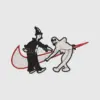 Ghost and Wizard Embroidered Design