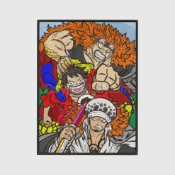 One Piece Anime Trio Embroidery